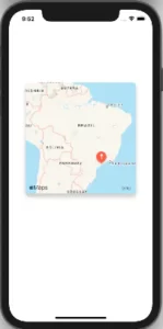 MKMapView with one red point, tutorial on market annotations animations