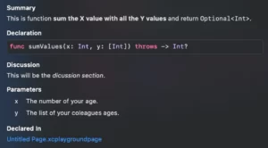 Documentation pleasant in Swift image 10 image example