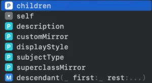 code reflection in Swift mirror api all options image 