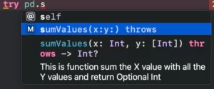 Documentation in Swift image 4 example