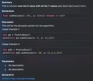 Documentation pleasant in Swift image 12 image guide