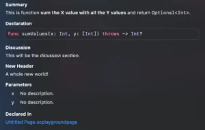 Documentation pleasant in Swift image 8 image example