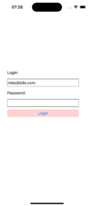 final result of login with user break points example