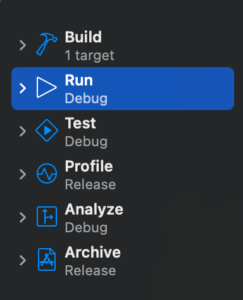 schemes configurations in Xcode what are schemes? A tutorial