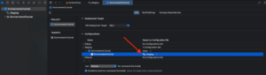 set up a build configuration file with the configuration in Xcode