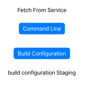 result of using compiler directives in code. How to use compiler directives in Xcode to change environments?