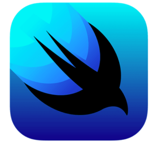 the blue swiftui logo