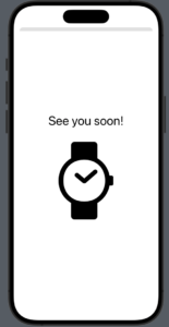 how to present things when Exit Geofences in SwiftUI