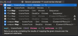 what is the map api in Swift